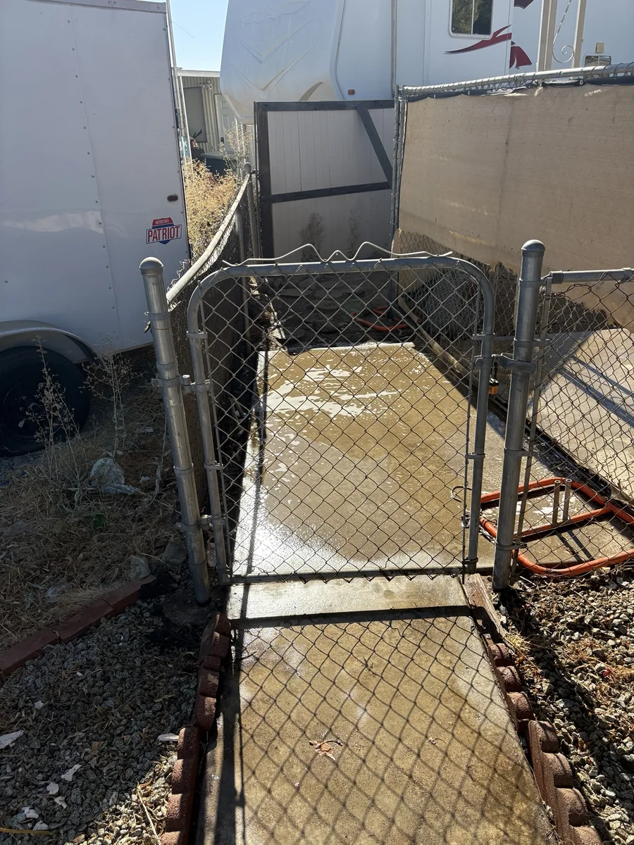 Walkway after Doggy Duties cleanup